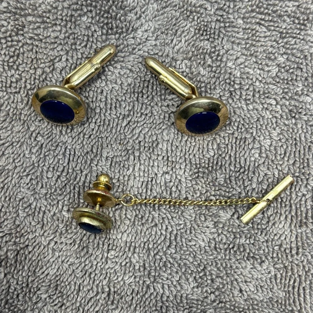 SWANK cufflinks tie